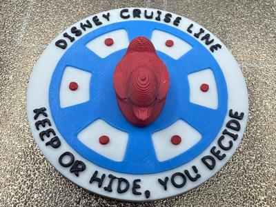 Disney Cruise Lines Duck Poker Chip For hiding 
