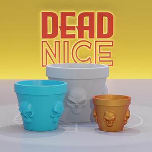 DEADNICE - Skull Planter drainage.stl
