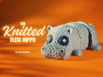 The Knitted Flexi Hippo