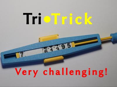 Tri‑Trick Sliding Puzzle – 3D‑Printed Replica