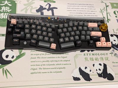Minimalist Case for Basketweave Ergonomic Mechanical Keyboard (Alice Layout)