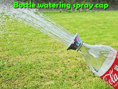Bottle watering spray cap