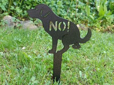 Funny Dog Waste Prohibition Sign