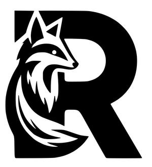 Fox alphabet: Letter R (version 2)