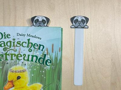 Adorable Bookmark – Pug Edition