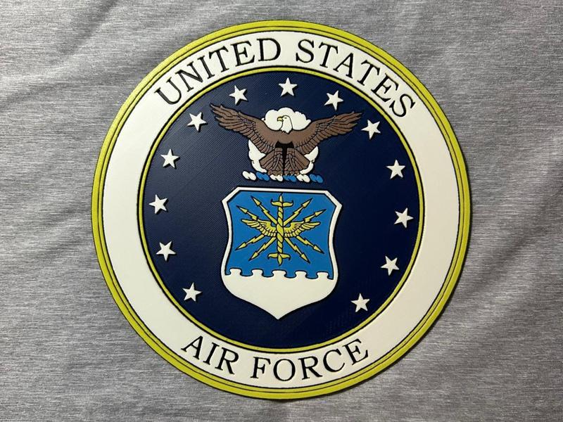 Round US Air Force Logo