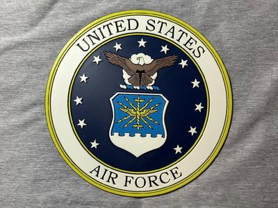 Round US Air Force Logo