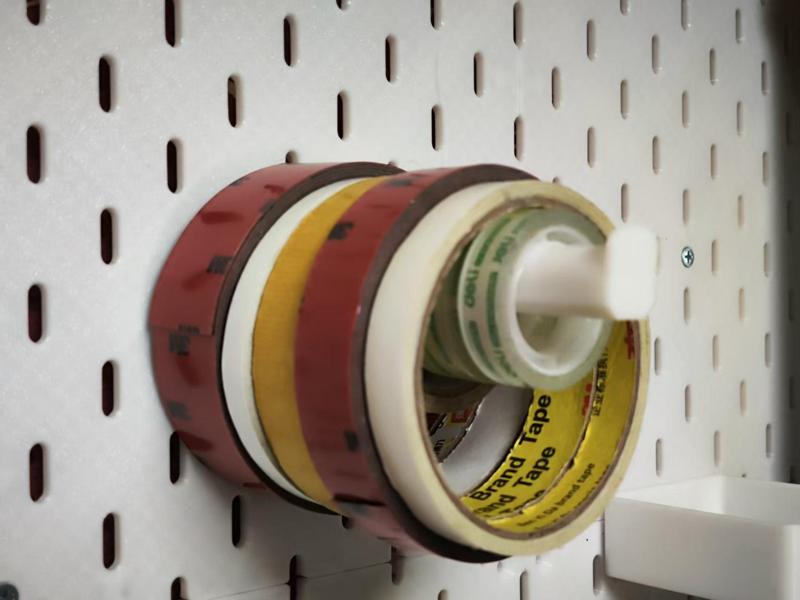 Pegboard Tape Holder