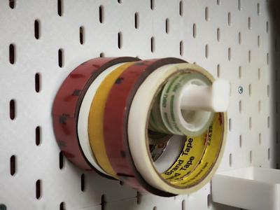 Pegboard Tape Holder