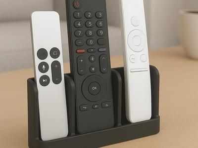 Modern remote control holder