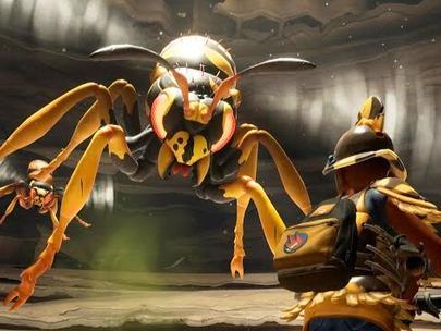 Grounded wasp queen lithophane