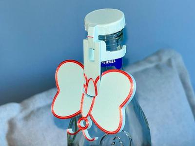 Bottle Cap with Butterfly (Remix)