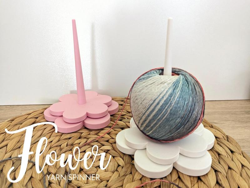 Flower Yarn Spinner with Bearing