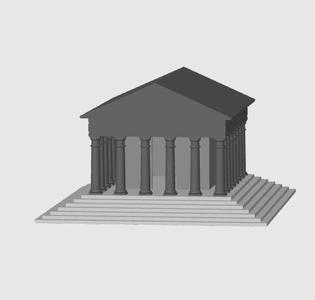 TEMPLO ROMANO / ROMAN TEMPLE