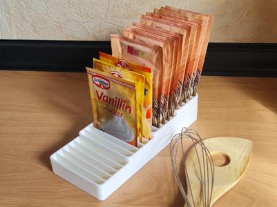 Kitchen organizer for bags up to 70mm