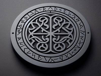 Drinks & Coffee Cup Coaster "Runestone"
