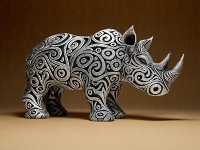 Designer RHINO Sculpture