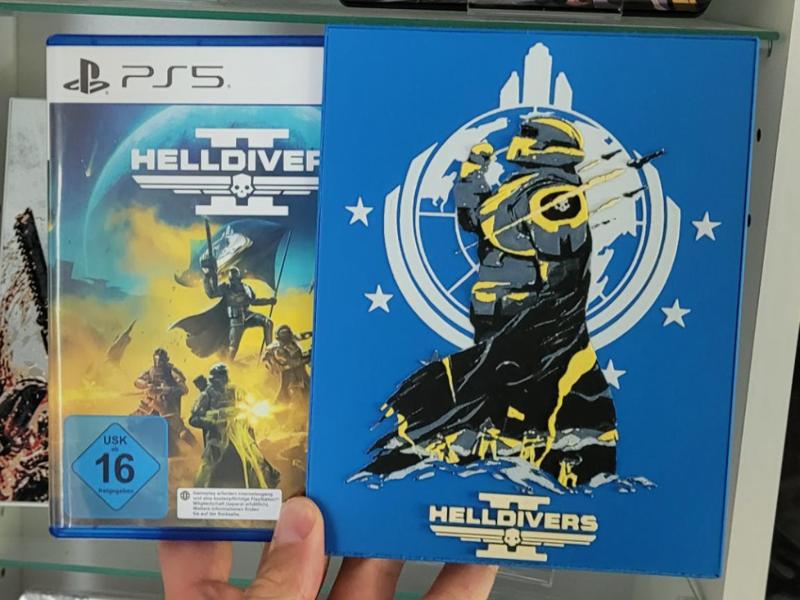 Deluxe PS4 PS5 Case for Helldivers 2