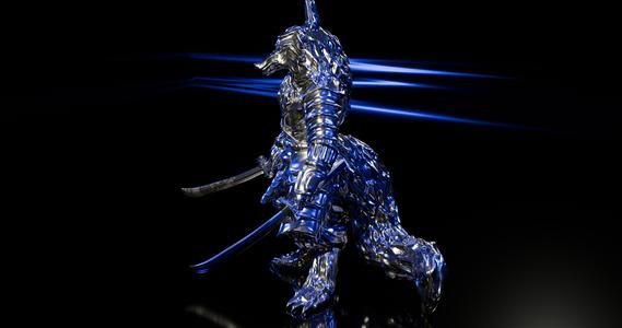 Hombre lobo samurai