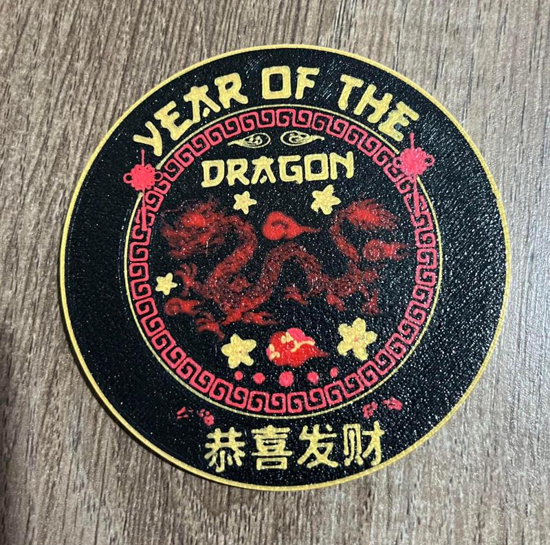 Year of the Dragon coaster 2024