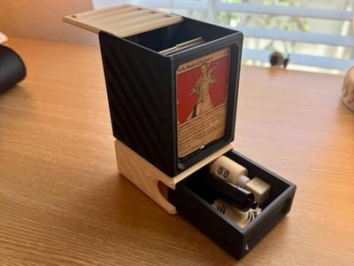 Stylish Deck Box w/ Drawer & Dividers  (No AMS)