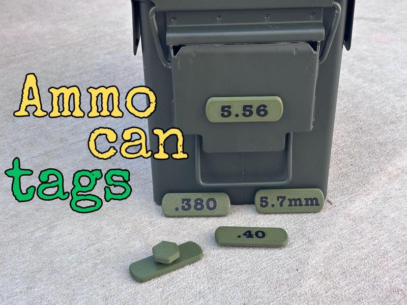 Ammo can tags