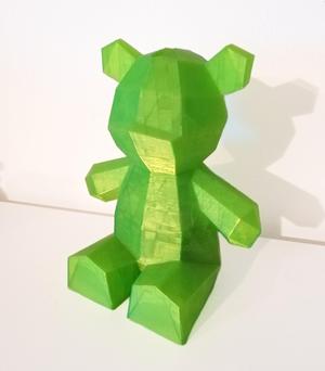 Lowpoly Teddy Bear Coin Bank
