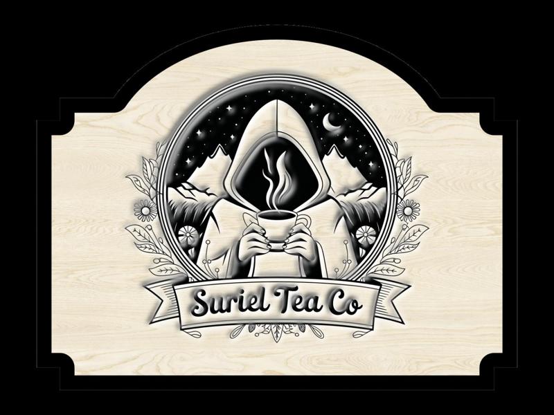 Suriel Tea Co sign from ACOTAR