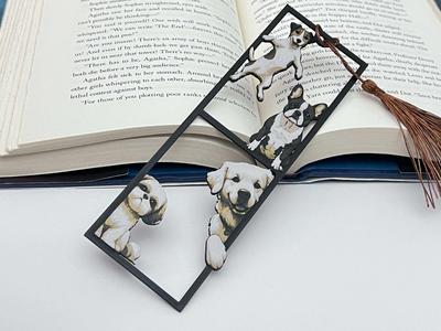 Dogs Being Dogs Bookmark
