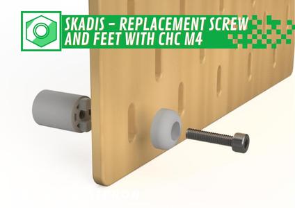 SKADIS - Replacement Screw and Feet with CHC M4
