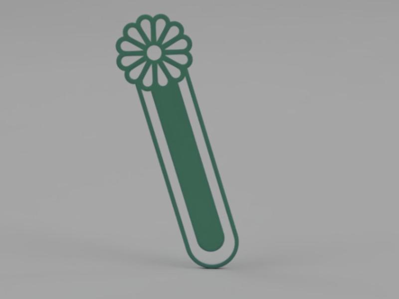 Flower Bookmark