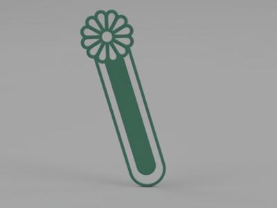 Flower Bookmark