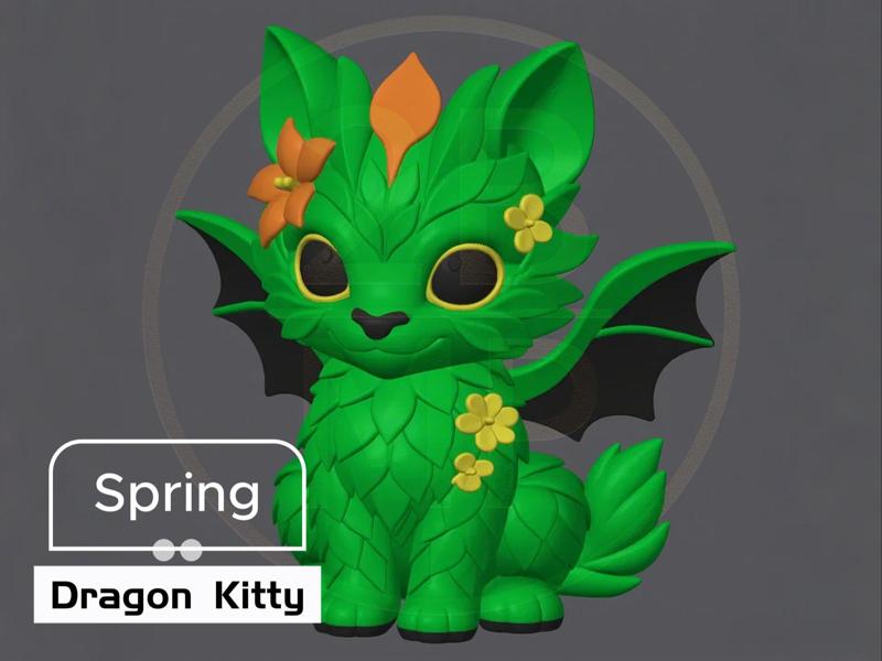 Spring Dragon Kitten