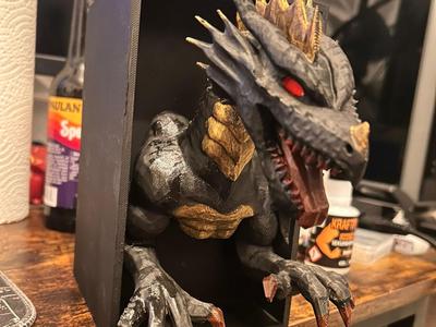 Dragon Bookend 3D 