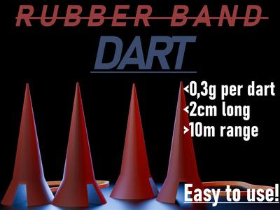 Lightweight Rubberband Darts! (Long range!)