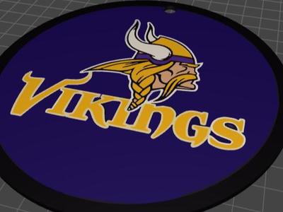 NFL Vikings Keychain