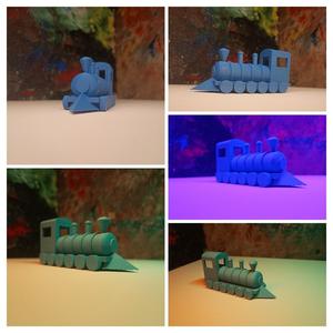fantasy steam train with tow hitch