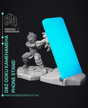 Goku Kamehameha - Phone Stand - Dragon Ball Z - Fan Art