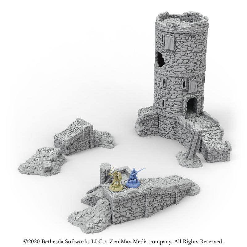 Western Watchtower Terrain Full Set - Elder Scrolls: Call to Arms