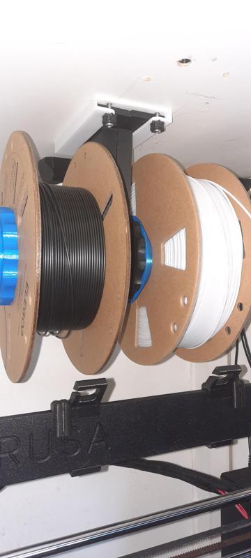 Spool holder for ceiling or wall mounting