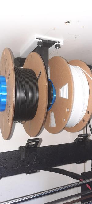 Spool holder for ceiling or wall mounting