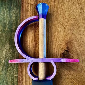 Sidesword hilt for singlestick or boffer