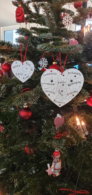 The Heart of Community – Puzzle Ornament