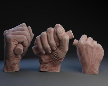 Bronze Cast of President Lincoln's Right Hand