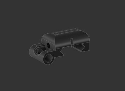 1/4 inch pneumatic tubing guide for picatinny rails