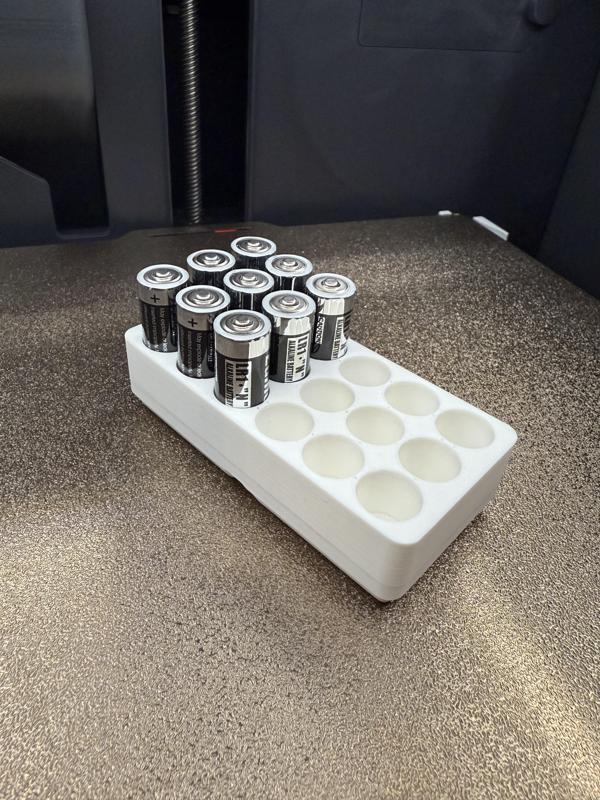 Gridfinity holder for LR1 / N Batteries