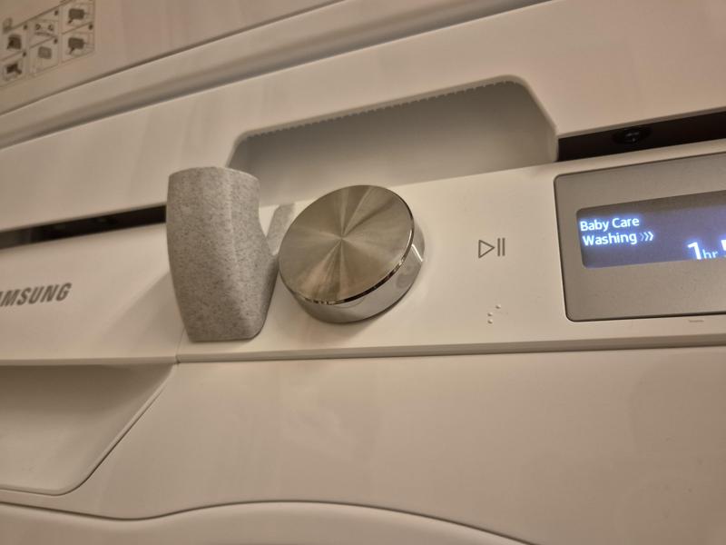 Washer child cover for ON/OFF touch key