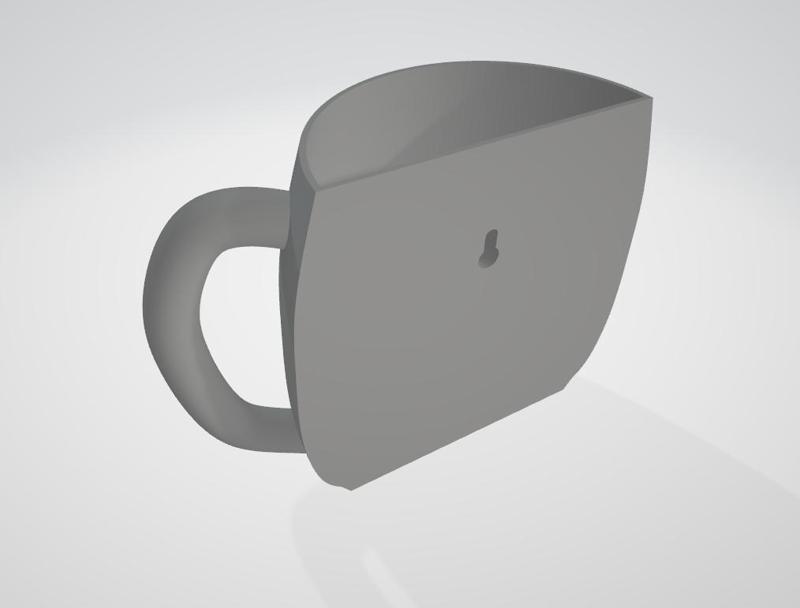 Half cup planter