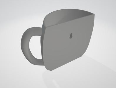 Half cup planter