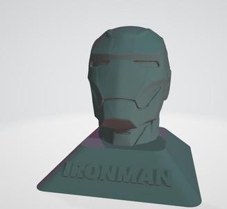 Ironman head desktop exhibit